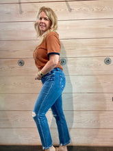Load image into Gallery viewer, Providence Mid Rise Straight Jeans