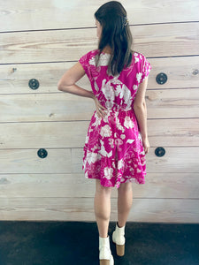 Fuchsia Fields Dress