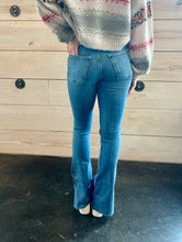 Load image into Gallery viewer, We The Free Level Up Slit Slim Flare Jeans