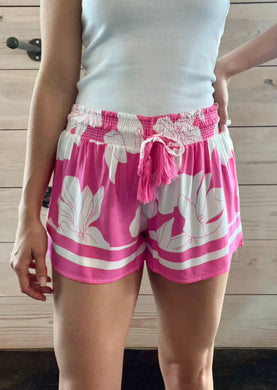 Pink Botanic Shorts