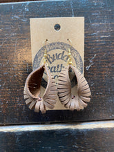 Load image into Gallery viewer, Spiral Leather Earrings
