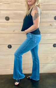 Paige - Laurel Canyon Flamenco Distressed Jeans