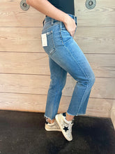 Load image into Gallery viewer, Stately Mid Rise Crop Jeans