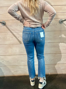 Holly High Rise Straight Leg Jeans