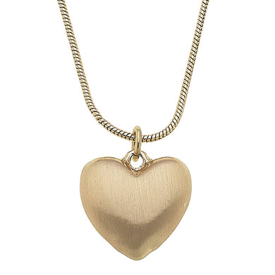 Icon Puffed Heart Necklace