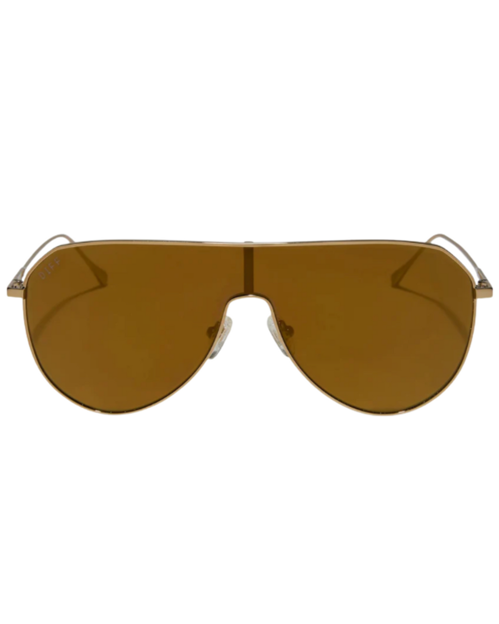 Dash Shield Copper Sunglasses - Ellipsis Boutique display picture 1