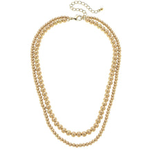 Load image into Gallery viewer, Ember 2-Row Ball Bead Necklace