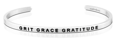 Grit Grace Gratitude - Silver