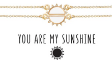 Load image into Gallery viewer, You Are My Sunshine Necklace Set