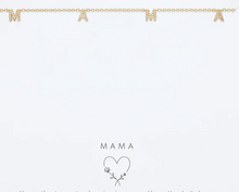 Load image into Gallery viewer, MAMA Necklace with Crystals
