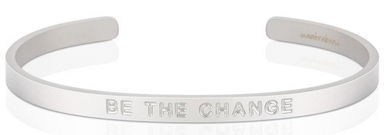 Be The Change - Bold - Matte Silver