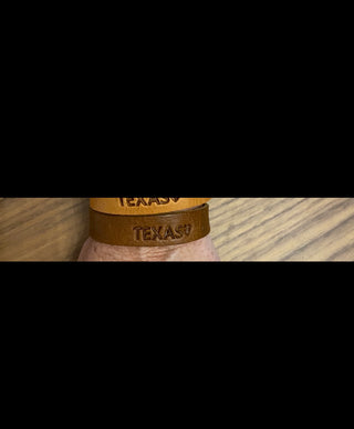 Texas Leather Bracelet for Texas Flood Victims