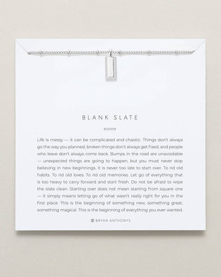 Blank Slate Dogtag Necklace