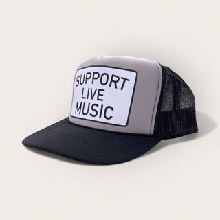 Support Live Music Foam Trucker Hat