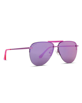 Tahoe Pink Rush Metallic Mirror Sunglasses