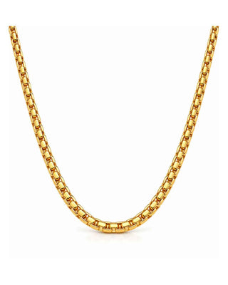 Sylvia Round Box Chain Necklace