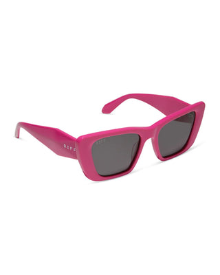 Aura Bright Pink Grey Sunglasses