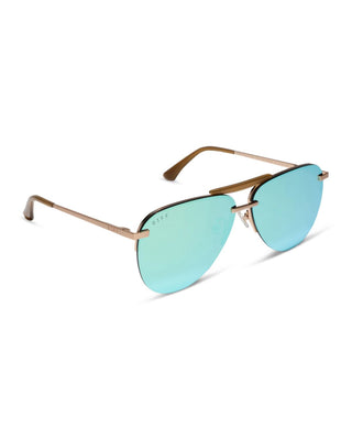 Tahoe Brushed Gold Mirror Sunglasses