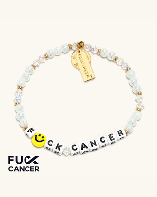 Little Words F😊ck Cancer Bracelet