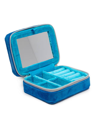 Velvet Jewelry Zip Case  - Sardine Can
