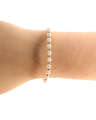 Luci Pearl Bracelet in Gold