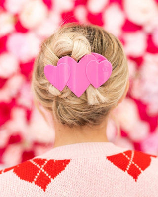 Flat Hair Clip | Heart to Heart