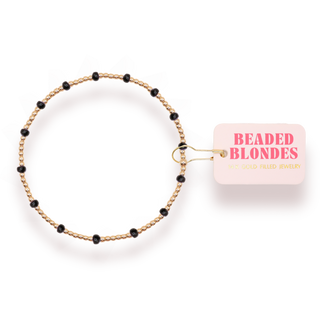 Black Dainty Poppi Bracelet