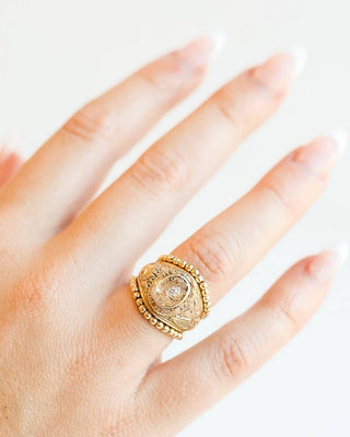Lexi Beaded Band in Gold