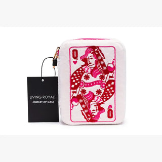Queen of Hearts Jewelry Zip Case/Organizer