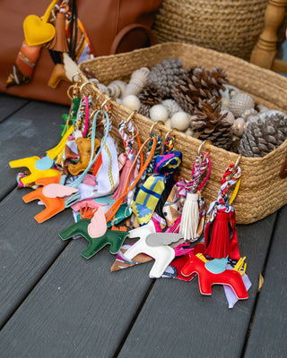 Horse Charm w/ Scarf Bag Charm