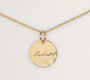 Gold Fill Badass Necklace