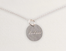 Load image into Gallery viewer, Sterling Silver Badass Necklace