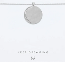 Load image into Gallery viewer, silver keep dreaming necklace