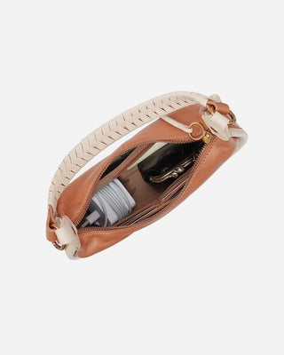 Mia Crescent Small Hobo Bag - Smooth Leather