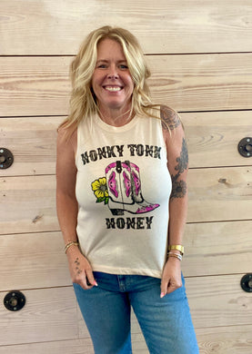Honky Tonk Honey Muscle Tank