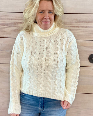Z Supply Cable Knit Sweater