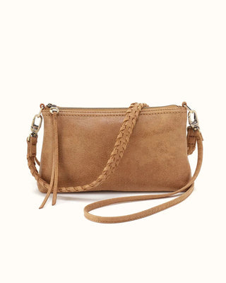 Darcy Buffed Leather Crossbody in Whiskey