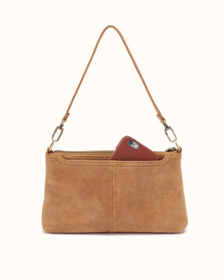 Darcy Buffed Leather Crossbody in Whiskey