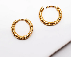 grayling huggie earrings