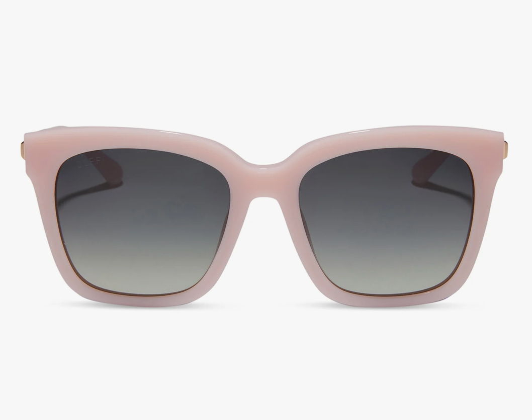 Diff Bella Pink Velvet Sunglasses