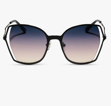 Diff Donna III Black Matte Sunglasses