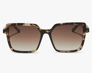 Diff Esme Espresso Tortoise Brown Gradient Sunglasses