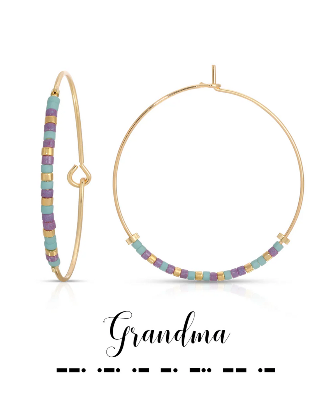 Grandma Hoop Earrings