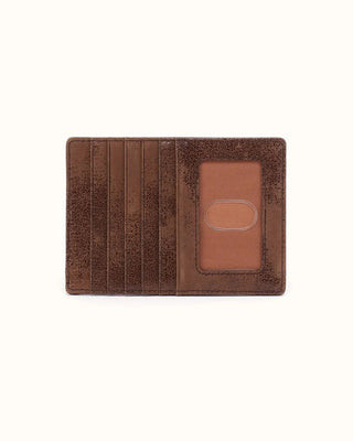 HOBO Euro Slide Leather Wallet in Mocha
