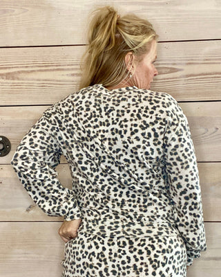 Z Supply Luxe Leopard Top
