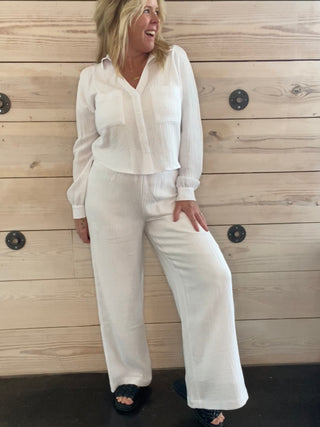 Cassidy Full Length Gauze Pant