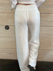 Cassidy Full Length Gauze Pant