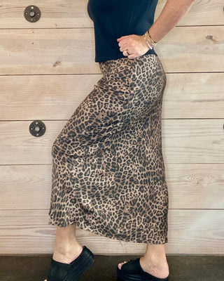 Z Supply Leopard Skirt