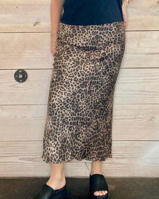 Z Supply Leopard Skirt