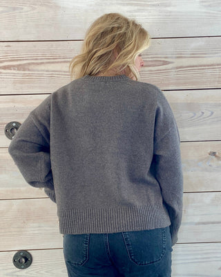 Z Supply Cirrus Cozy Sweater - Burnt Ash Heather